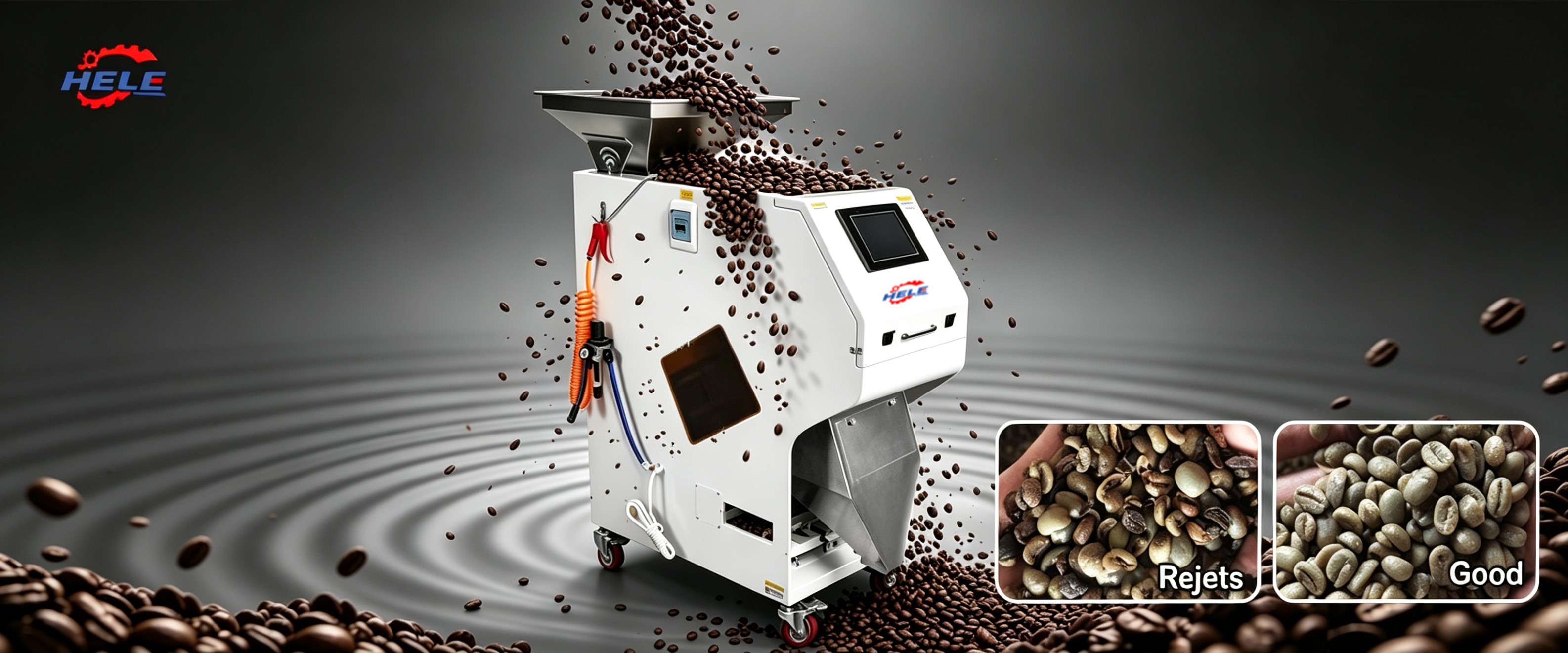 AI Coffee Beans Color Sorter