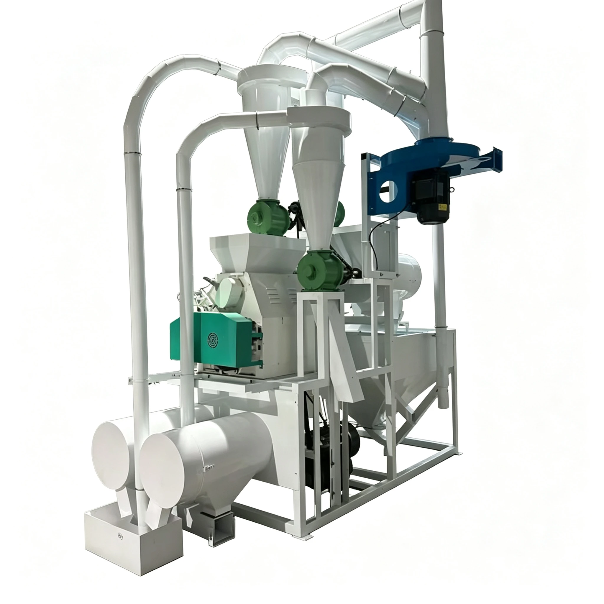 Small-scale rice milling machine
