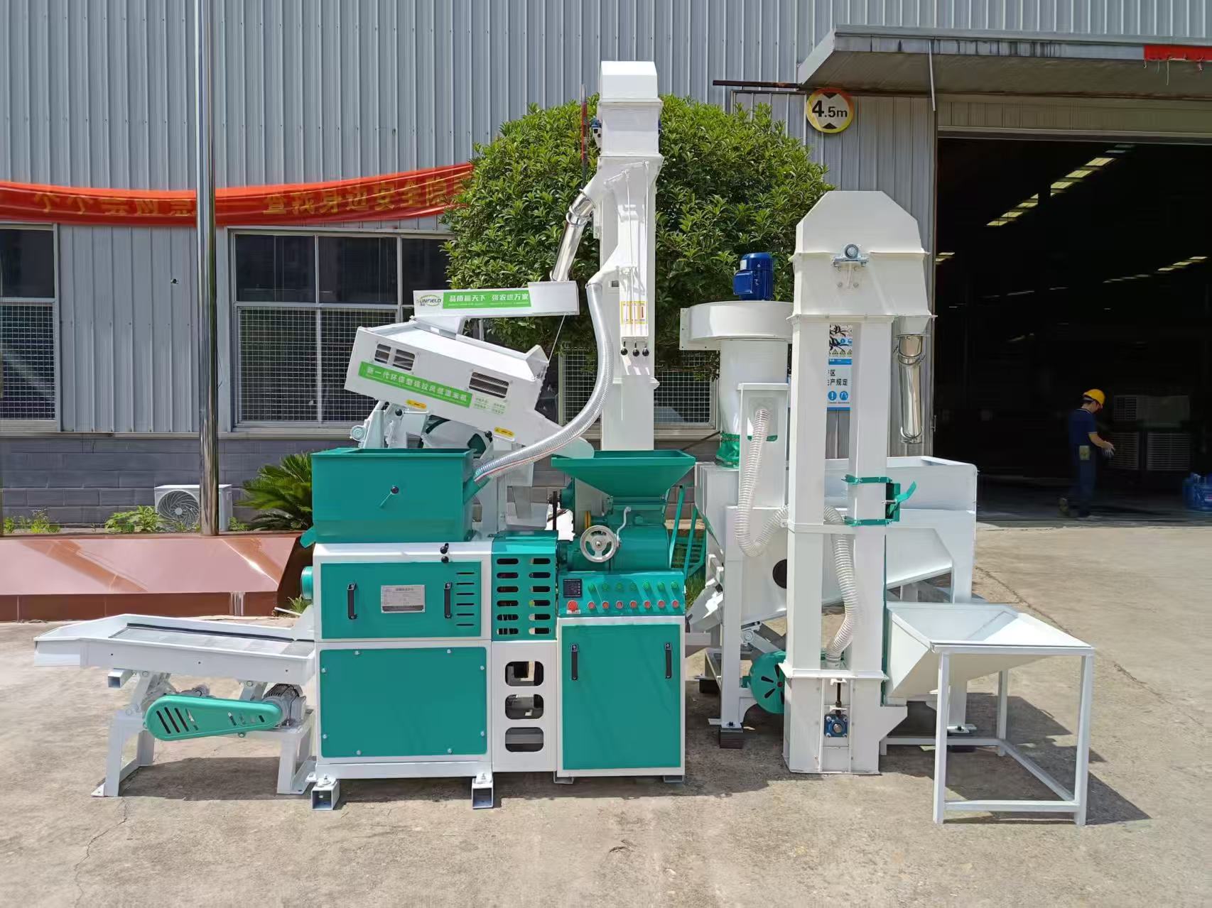 Rice husker and miller unit for small rice mills
