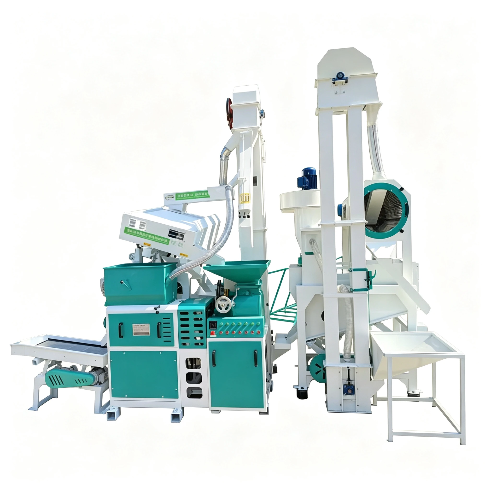 Combined husking and milling rice machine